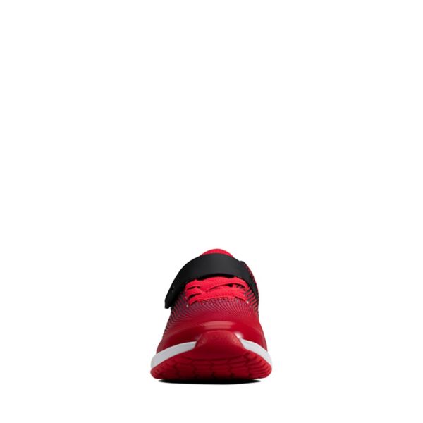 Clarks Boys Aeon Pace Kid Casual Shoes Red | CA-497216